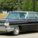 1964 BLACK CADILLAC COUPE DEVILLE, original paint (except LF fender)