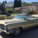 1964 Cadillac Coupe de Ville 2 Door Convertible Gold on Gold