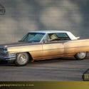 1964 Cadillac Coupe DeVille  Gold Coupe 429 V8 25714 Miles