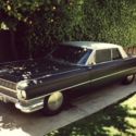 1964 CADILLAC COUPE DEVILLE - MATTE BLACK WITH SILVER ROOF - WORKING CONDITION
