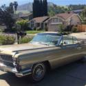 1964 Cadillac De Ville 2 Door Convertible Gold on Gold