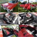 1964 Cadillac Eldorado Conv.-Restored/no rust-RED/Black top/Factory A/C-loaded
