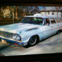 1964 chevelle wagon lowrider bagged malibu air ride no reserve FUN!!!