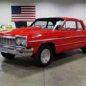 1964 Chevrolet Bel Air  51426 Miles Red Coupe 454ci V8 4 Speed Manual