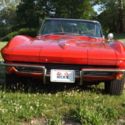 1964 Chevrolet Corvette Sting Ray Red Black 4 spd. Convertible #s match 38k mi.