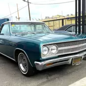 1964 Chevrolet El Camino California Black Plates