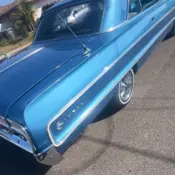 1964 Chevrolet Impala Sedan Blue hardtop