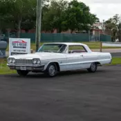 1964 Chevrolet Impala SS 409 4 Speed Ermine White