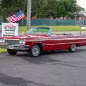 1964 Chevrolet Impala SS Convertible, 327300 Horsepower, Ember Red