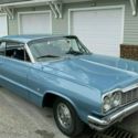 1964 CHEVY IMPALA SUPER SPORT Silver Blue Coupe - 4 Speed Manual