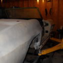 1964 Corvette Convertible project car. daytona blue with blue interior