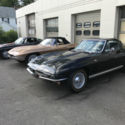 1964 CORVETTE COUPE 365 HP 5 SP. BLK./ SILVER LTHR. PWR. WNDS.& BRKS. RARE COLOR