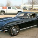 1964 CORVETTE COUPE TUXEDO BLACK ON SADDLE 300HP PS AUTOMATIC
