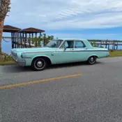 1964 Dodge 440 Sedan Blue stock