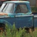 1964 F-100 Pickup Truck V-6 Standard Rusted Out Parts or Decor Only Vintage