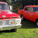 1964 Ford F-100 Pickup Red Good Condition, Runs Great