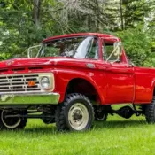 1964 Ford F250 Pickup Red