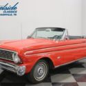 1964 Ford Falcon Futura 56427 Miles Red Convertible 200 CI Inline 6 3 Speed Manu
