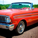 1964 Ford Falcon Sprint V8 Convertible, Power Top, Power Steering, 260 V8, RED!