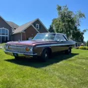 1964 PLYMOUTH FURY, 361 C.I. 4 SPEED, RUST FREE OUTSTANDING CONDITION!