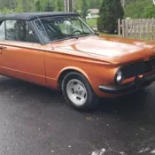 1964 Plymouth Valiant 3.7 Convertible Orange Signet 200