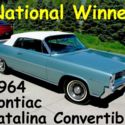 1964 Pontiac Catalina Convertible Original Owner National Show Winner Low Miles