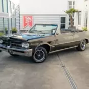 1964 Pontiac LeMans Convertible 56618 Miles Black