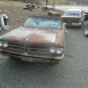 1964 PONTIAC LEMANS GTO CLONE CONVERTIBLE TEAL WITH WHITE  RESTORATION PROJECT