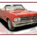 1964 Pontiac Lemans GTO Convertible Tribute 21647 Miles Grenadier Red w/White Co