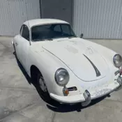 1964 Porsche 356 White black