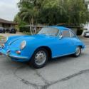 1964 Porsche 356C Sky Blue, Black Plate California Car