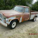 1964  studebaker  champ  1 /2 ton   v8  overdrive pickup   fact rear sliding win