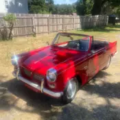 1964 Triumph Herald Convertible Red