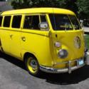 1964 volkswagen bus split window Bumble Bee Paint
