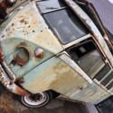 1964 vw bus volkswagen van Turkis green