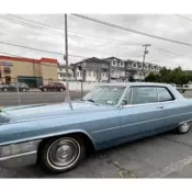 1965 Cadillac Coupe DeVille Hampton Blue with Blue Interior
