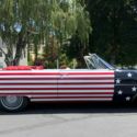 1965 Cadillac Deville Convertible 2 door Red White Blue 65 No Reserve USA Flag
