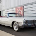 1965 Cadillac Deville Convertible, gorgeous White on Red, restored