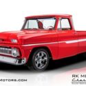 1965 Chevrolet C10 Pickup Truck Viper Red Truck 350 V8 3 Speed Automatic