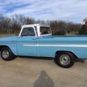 1965 CHEVROLET C10 SHORT BED PICK UP CUSTOM 2-TONE BLUE/WHITE, Fleetside Body