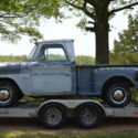 1965 CHEVROLET C10 SWB CUSTOM CAB PICKUP TRUCK W/BIG BACK WINDOW-283CI V8