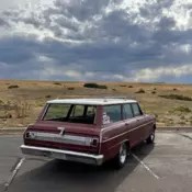 1965 Chevrolet Chevy II Wagon Red Nova wagon