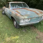 1965 Chevrolet Corvair Coupe Green