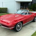 1965 Chevrolet Corvette black 75075 Miles Red  396 4 Speed Manual