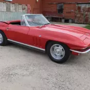 1965 CHEVROLET CORVETTE CONVERTIBLE- NOM 327, 4 SPEED. RUNS. NOT DRIVING.