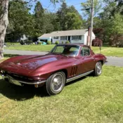 1965 Chevrolet Corvette Coupe Red