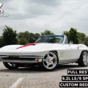 1965 Chevrolet Corvette LS3 Custom Convertible Restomod 1111 Miles White Convert