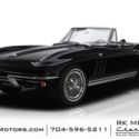 1965 Chevrolet Corvette Sting Ray Tuxedo Black Roadster 327 V8 4 Speed Manual