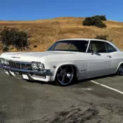 1965 Chevrolet Impala Coupe White super sport