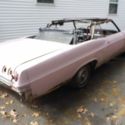 1965 Chevrolet Impala SS Convertible Project car 283 CID V8 Automatic